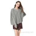 Gradient Color Cotton Pullover Fashion Sweater